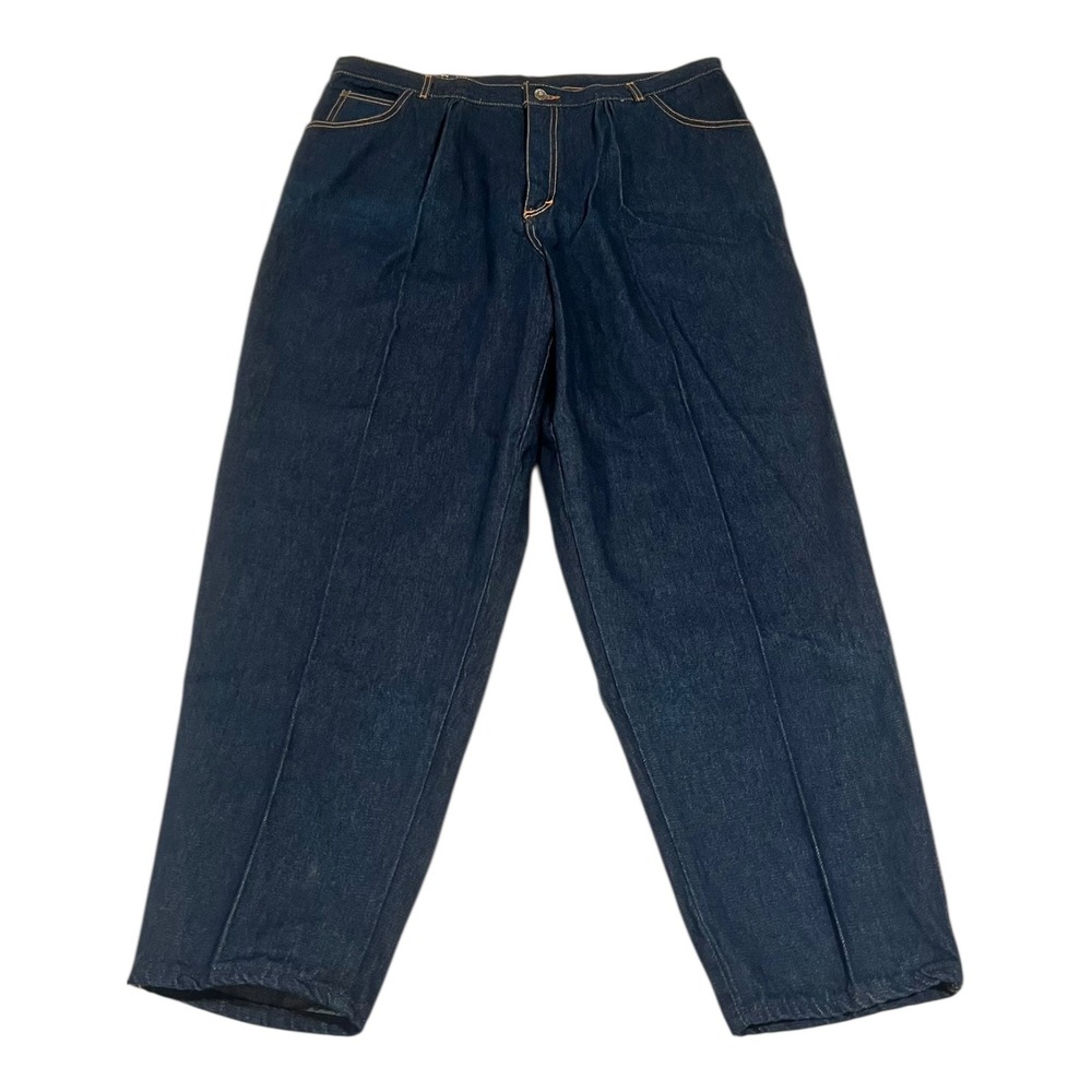 NWT Vintage 1980s Gitano Women's 40 High-Rise Short Denim Jeans Deadstock - Picture 2 of 16